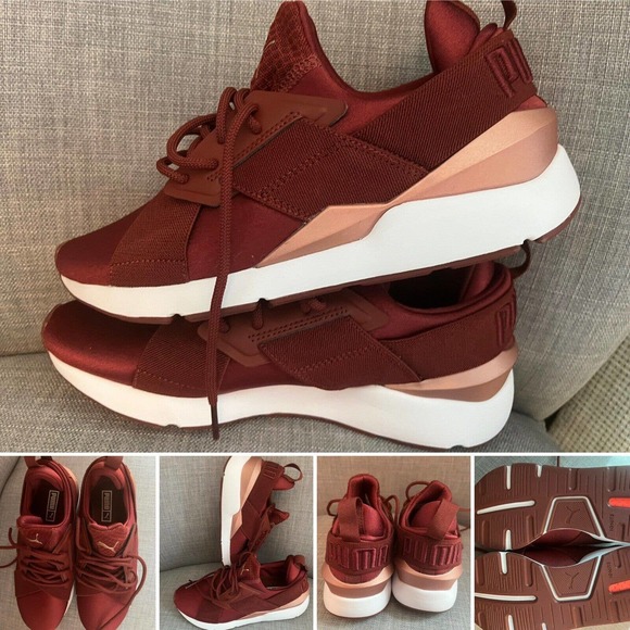 Puma Ignite Women’s US Size 7 Running Cross Training Sneakers Red- NEW W/O Box - Picture 1 of 9